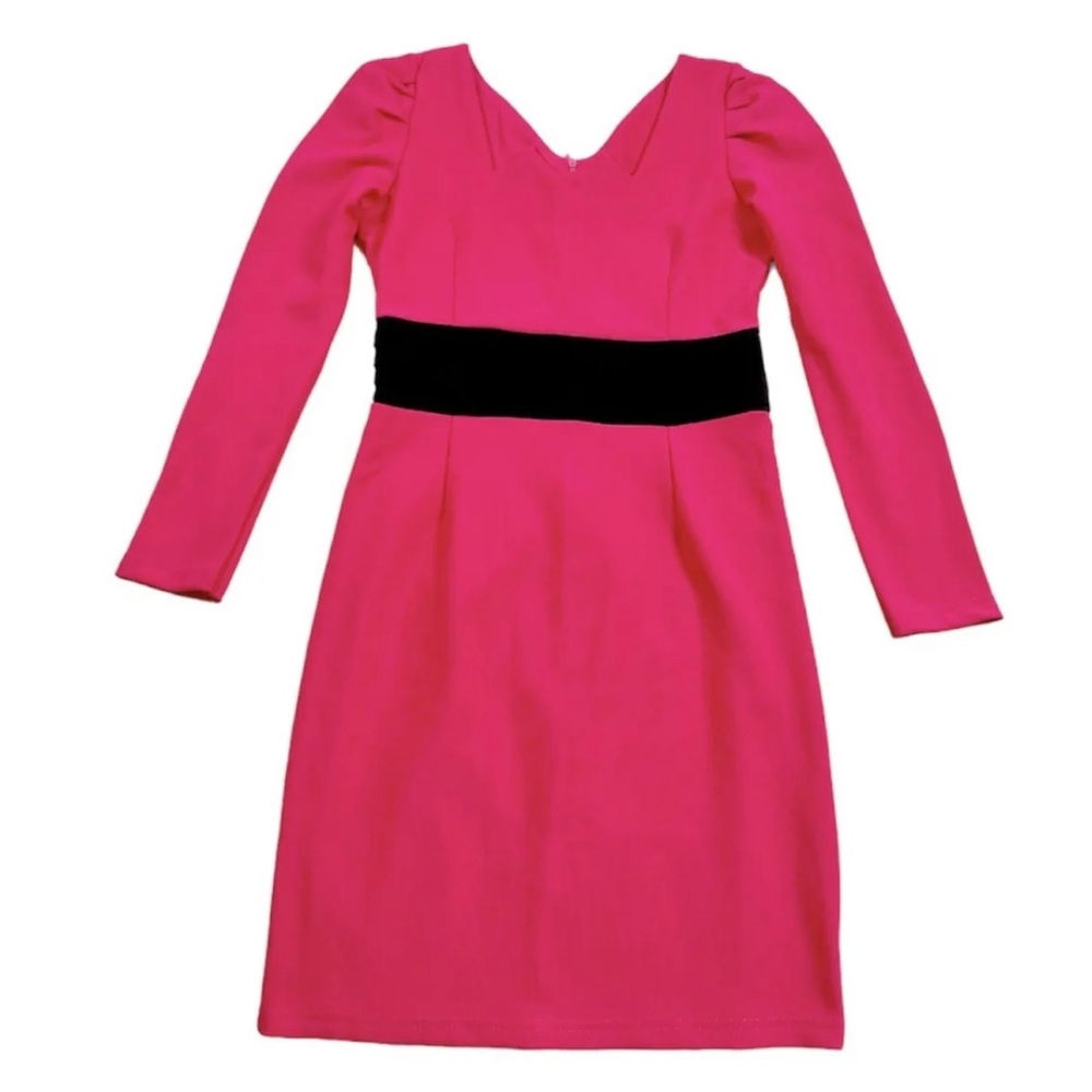 Custom Made Women Barbie Core Movie Inspired Magenta Pink Dress Size Small